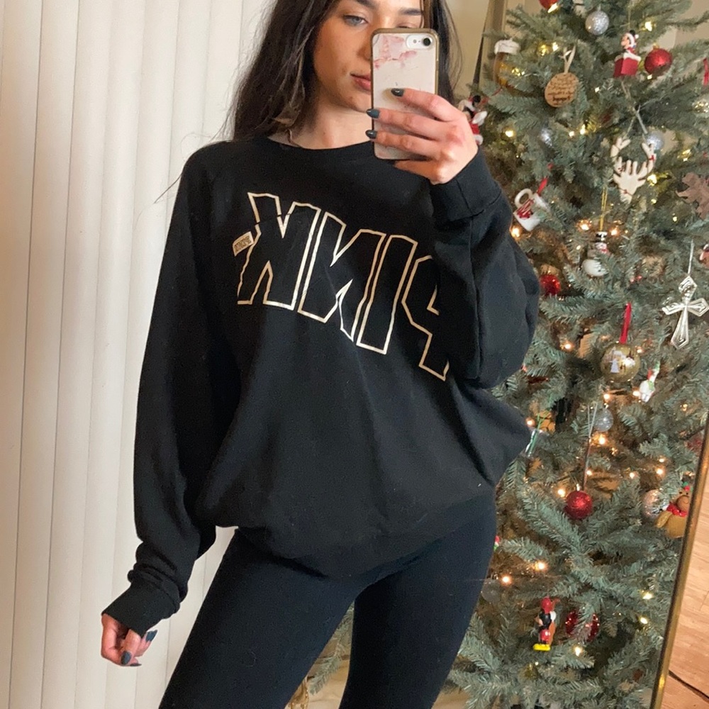 PINK Oversized Crewneck